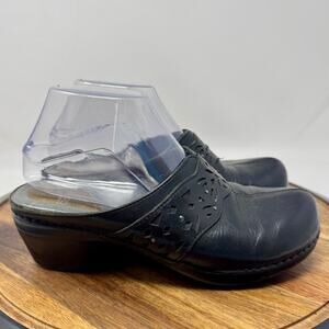 Dansko Shyanne Mules Clogs Women's Size 38 US 7.5-8 Black